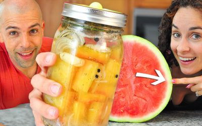 Pickled Watermelon Rind Recipe | Lacto-Fermented Pickles