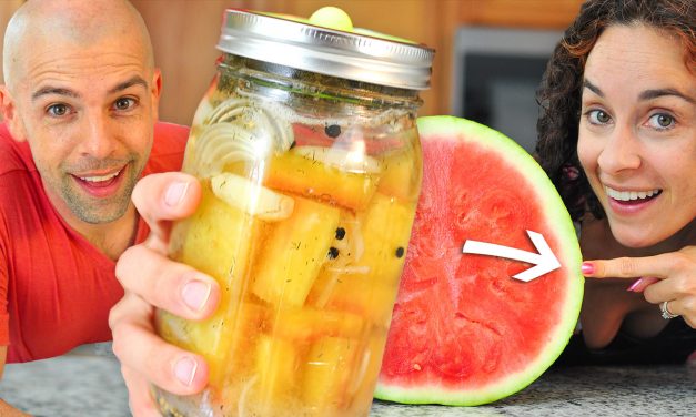 Pickled Watermelon Rind Recipe | Lacto-Fermented Pickles