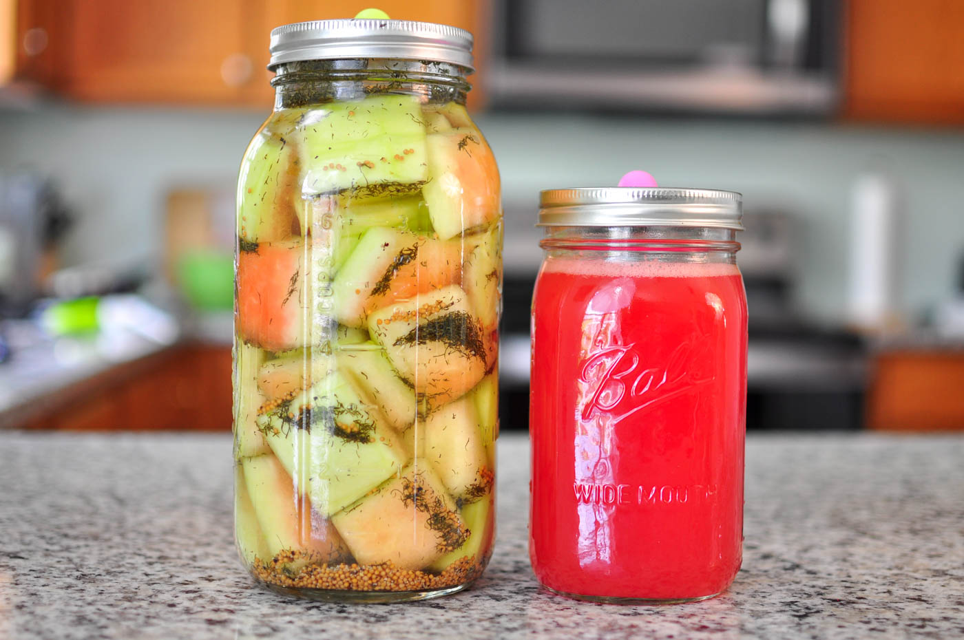 Fermenting Watermelon Pickles & Watermelon Soda