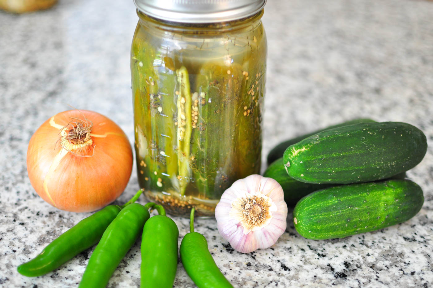 Homemade Spicy Pickles