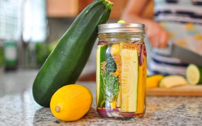 Fermented Zucchini & Yellow Summer Squash Pickles