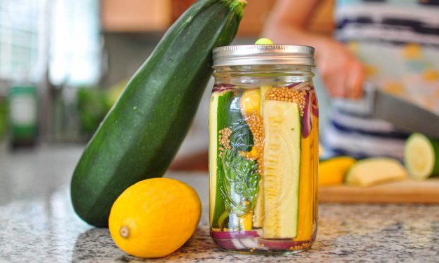 Fermented Zucchini & Yellow Summer Squash Pickles