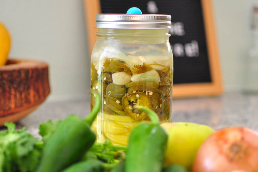 Fermenting pickled jalapeno peppers