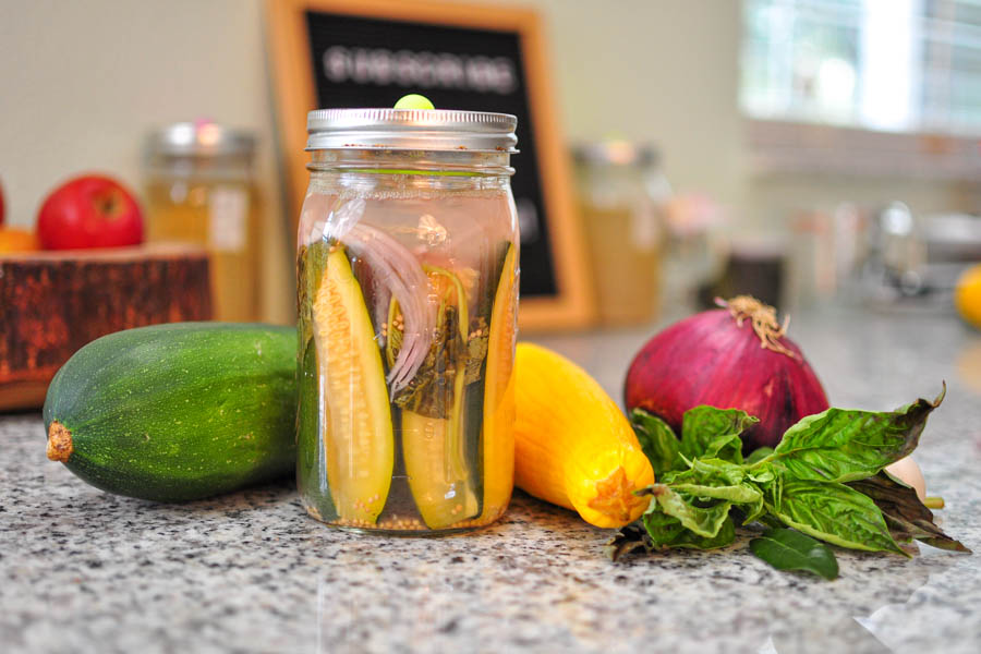 Zucchini & Yellow Squash Pickles Recipe