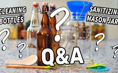 Sanitizing, Sterilizing, & Cleaning Mason Jars & Beer Bottles