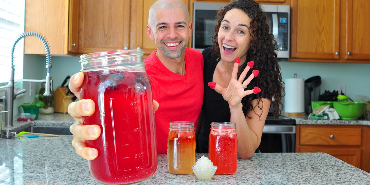 How to Make Fruit Water Kefir (3 Berry Recipes)