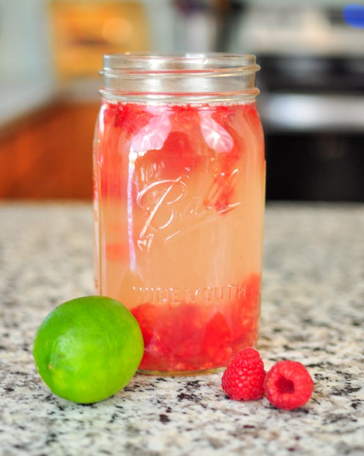 Raspberry water kefir recipe