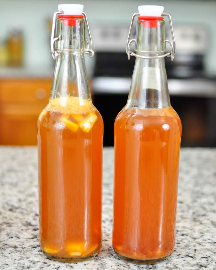 Lemon ginger kombucha recipe