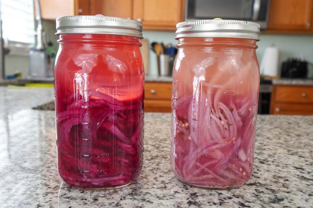Lacto fermented red onions recipe