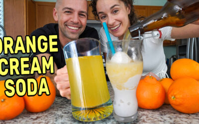 How to Make Homemade Orange Cream Soda Using a Ginger Bug