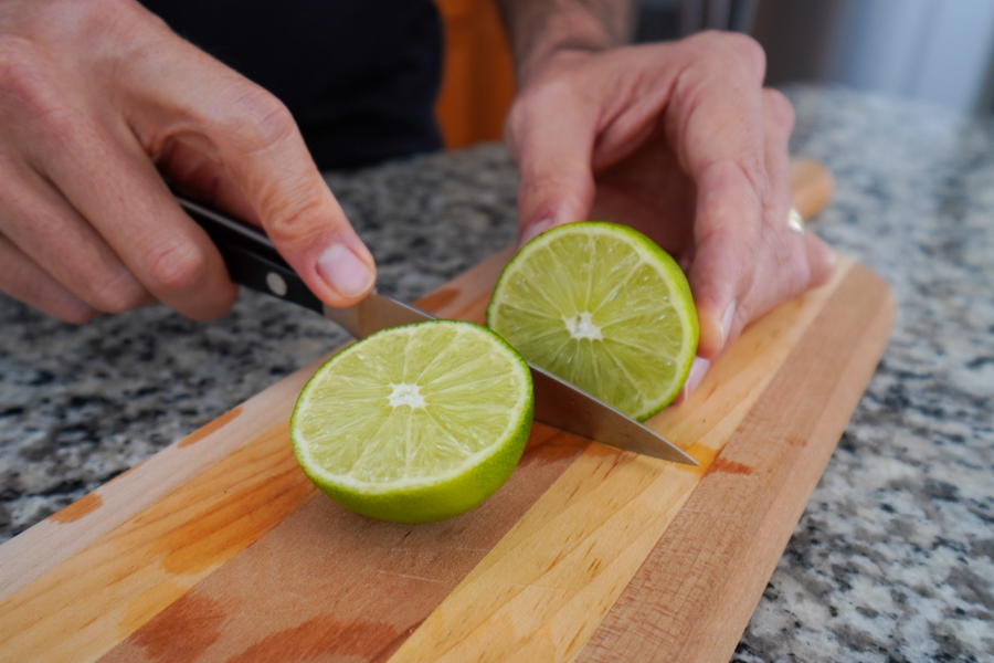 Lime wedge for soda